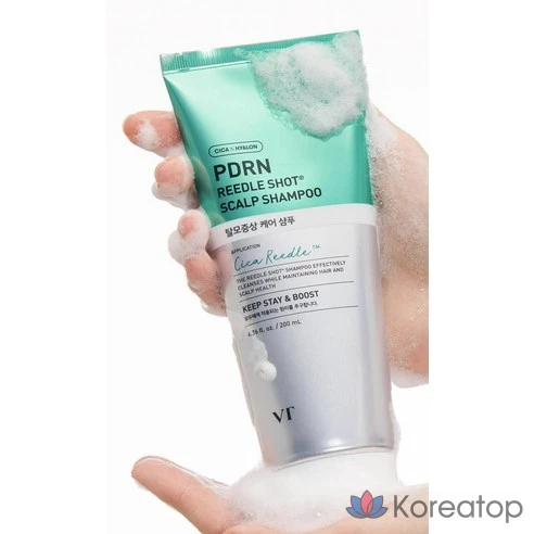 Шампунь для кожи головы Riddle Shot Scalp Shampoo от VT Cosmetic PDRN, 1 шт., 200 мл