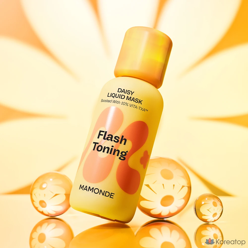 Жидкая маска для лица Mamonde Flash Toning Daisy Liquid Mask, 80 мл, 1 шт.