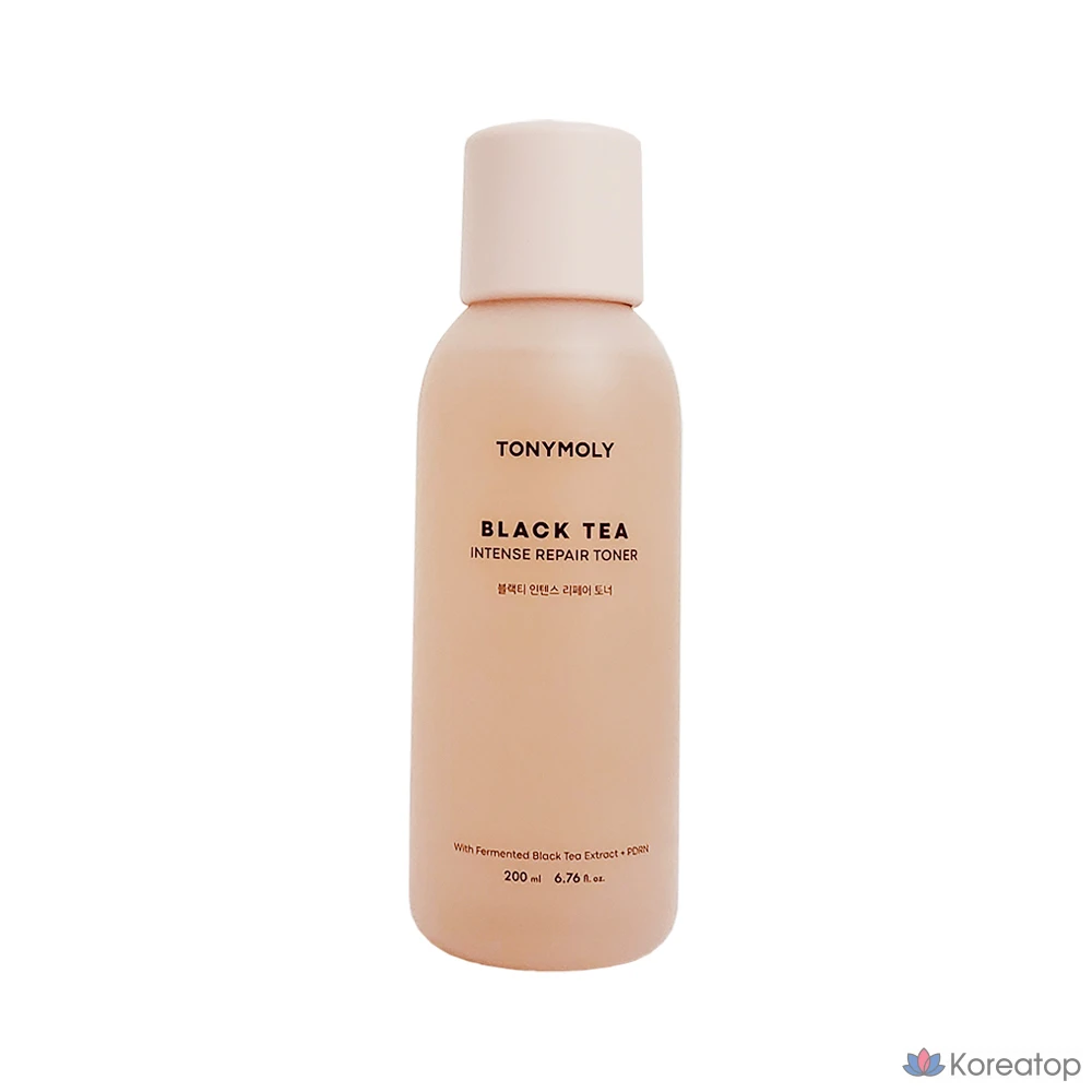 Интенсивный восстанавливающий тоник для лица Tony Moly с черным чаем, 1 шт., 200 мл