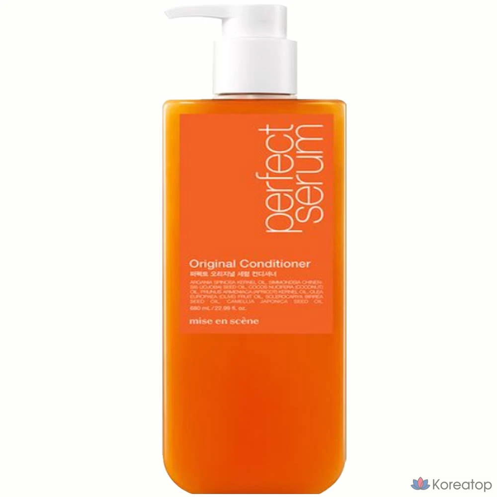 Mise en Scene Perfect Serum Original Shampoo 1 x + Conditioner 1 x, 680 мл