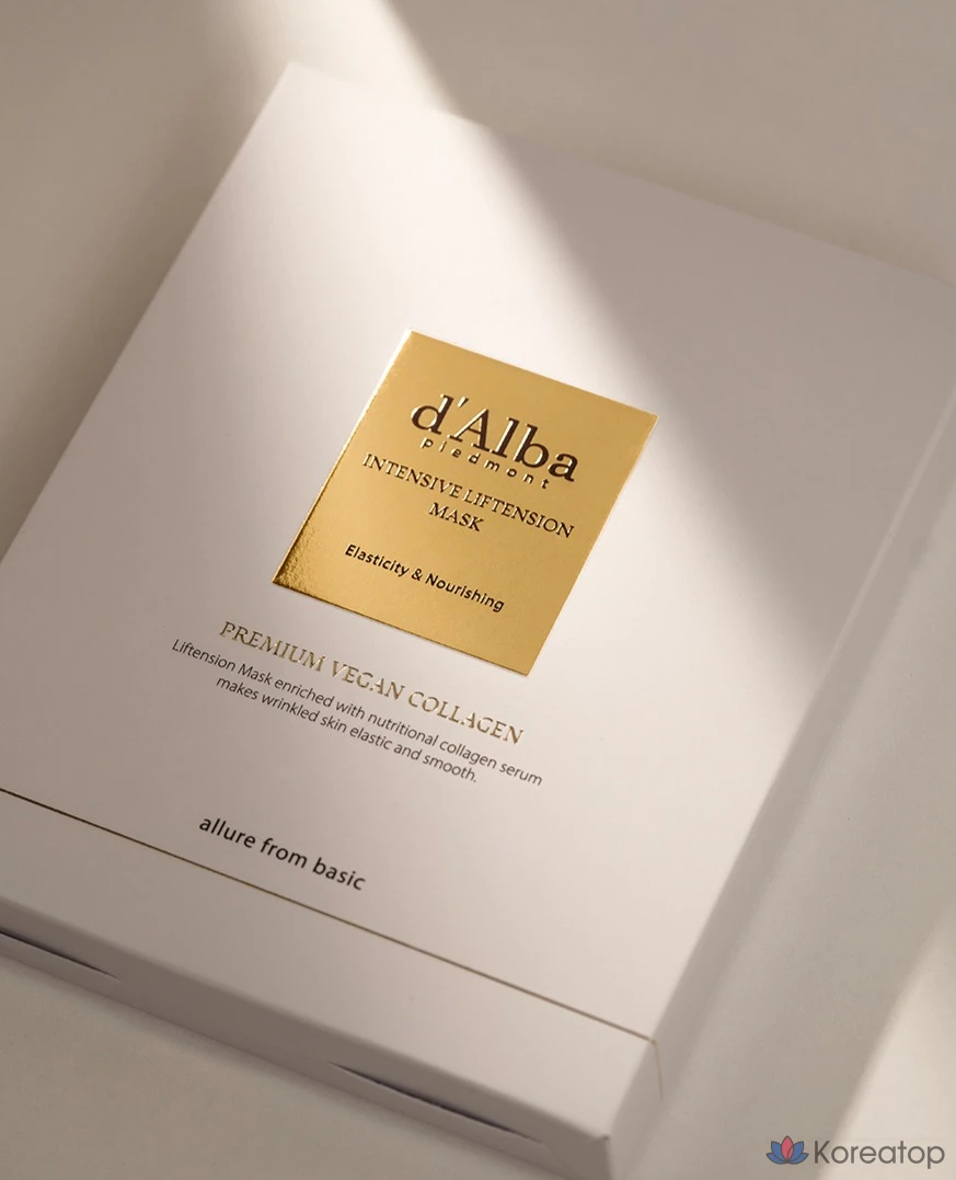 Тканевая маска для лица d'Alba Intensive Lifting Mask, 4 шт., фото 4