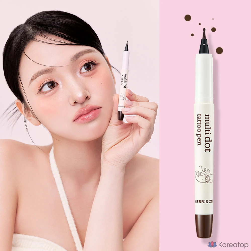 Ручка-татуировка Berrisom Multi-Dot Tattoo Pen Beauty Spot Charm Spot Dot Tattoo Eyeliner, 1 шт.