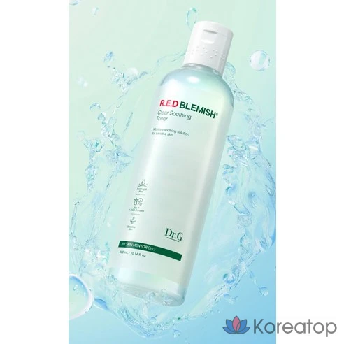 Успокаивающий тоник Dr. Ceuracle Red Blemish Clear, 500 мл, 1 шт., фото 5