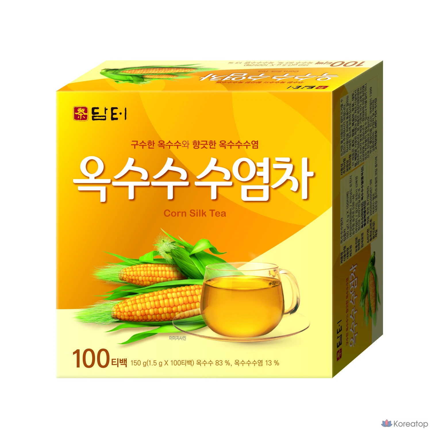 Набор для ухода Damtuh Infusion Tea Bag 100T 4 Types (Barley Tea + Cassia Seed Tea + Solomon's Seal Tea + Corn Silk Tea), 120 г, 1 шт.