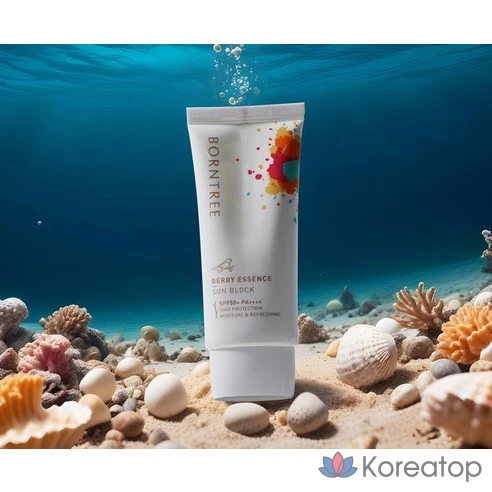 Солнцезащитный крем с ягодной эссенцией BORNTREE 50 мл SPF50+ PA++++