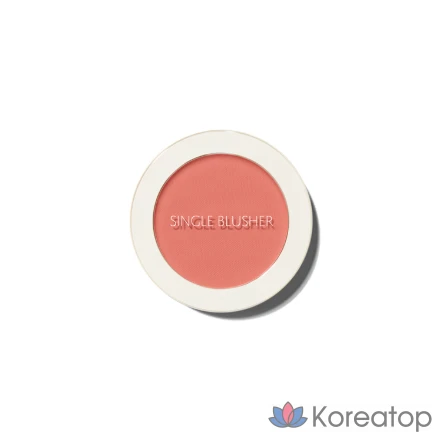 Румяна The Saem Saemmul Single Blusher, оттенок CR02 Baby Coral, 5 г, 1 шт.