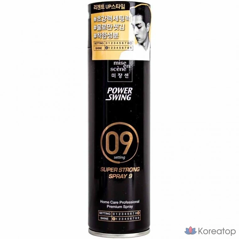 Purumsalim Mise en Scene Power Swing Super Strong Spray 9, 200 мл, 1 шт.
