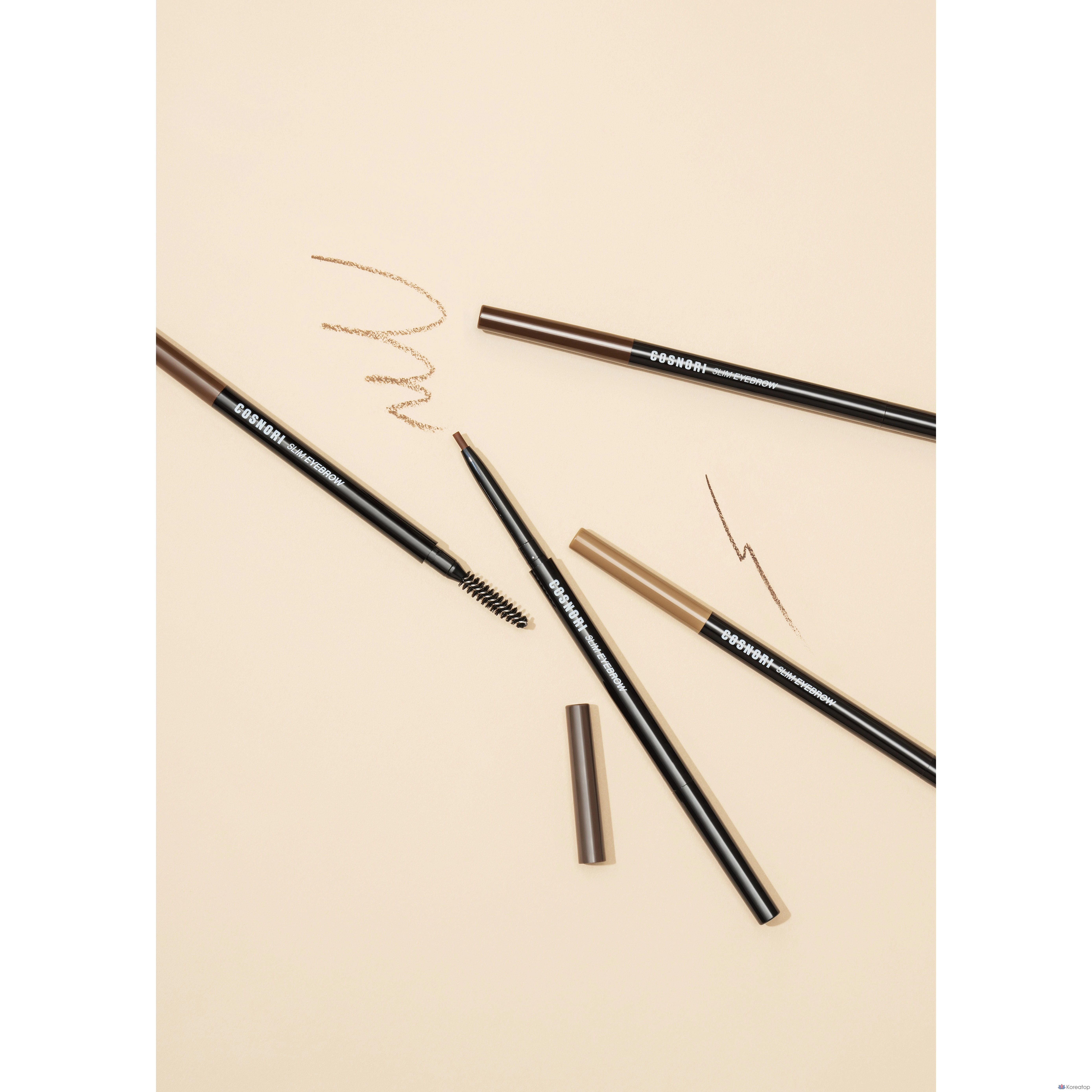 Карандаш для бровей Cosnori Slim Eyebrow Pencil, оттенок 07 Ash Brown, 0.13 г, 1 шт., фото 5
