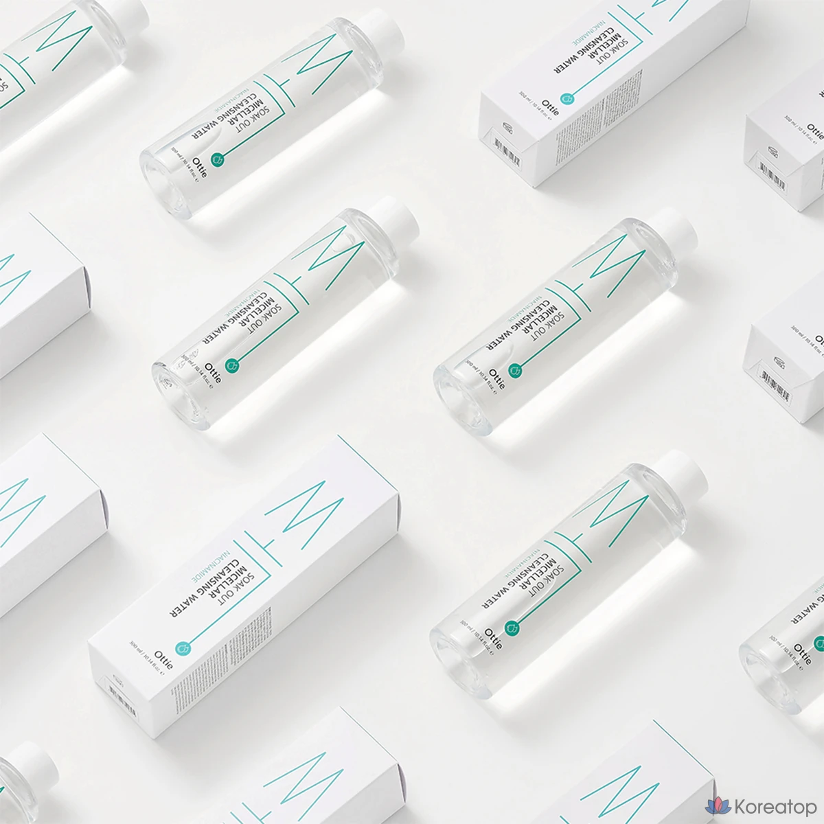 Очищающая мицеллярная вода с ниацинамидом Ottie Soak Out, 1 шт., 300 мл