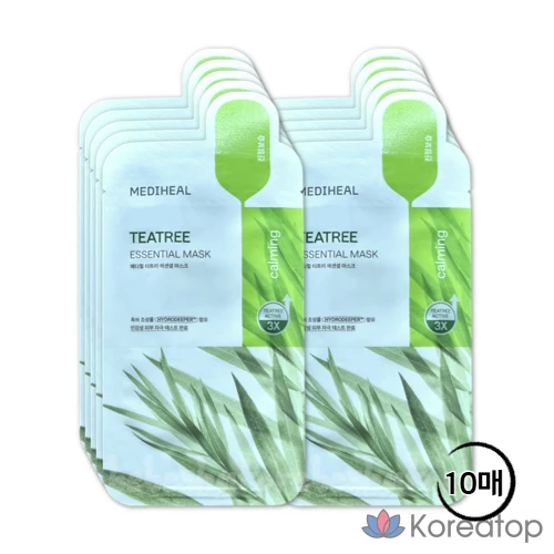 Маска для лица Mediheal Tea Tree Care Solution Essential Mask EX, 10 штук