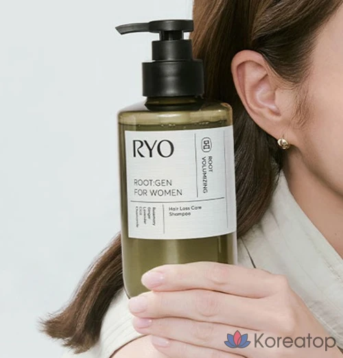 Шампунь Ryeo Rootgen для женщин для ухода за волосами при выпадении волос, с ароматом бергамота и лаванды, 242 мл, 1 шт.