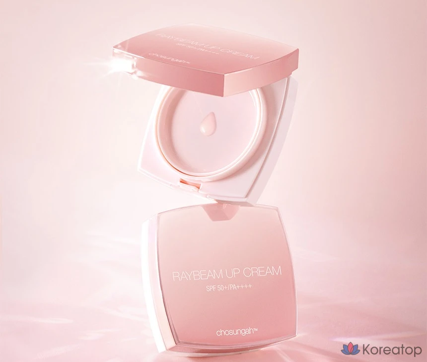 Кушон CHOSUNGAH Raybeam Up Cream Angeling Edition CC Cushion SPF50+ PA++++, оттенок Peach, 14 г, 3 шт.