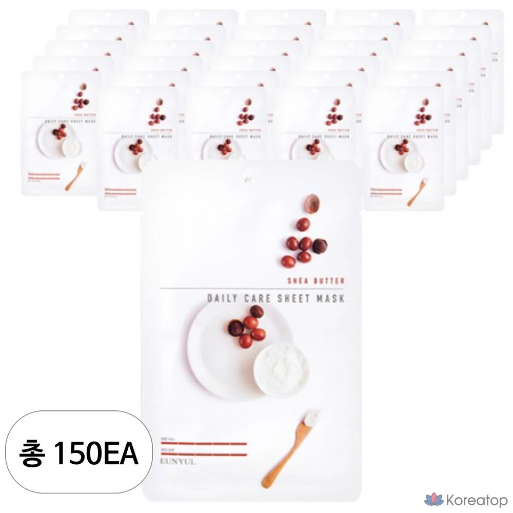 Тканевая маска для лица Eunyul с маслом ши, 1 упаковка, 150 штук.