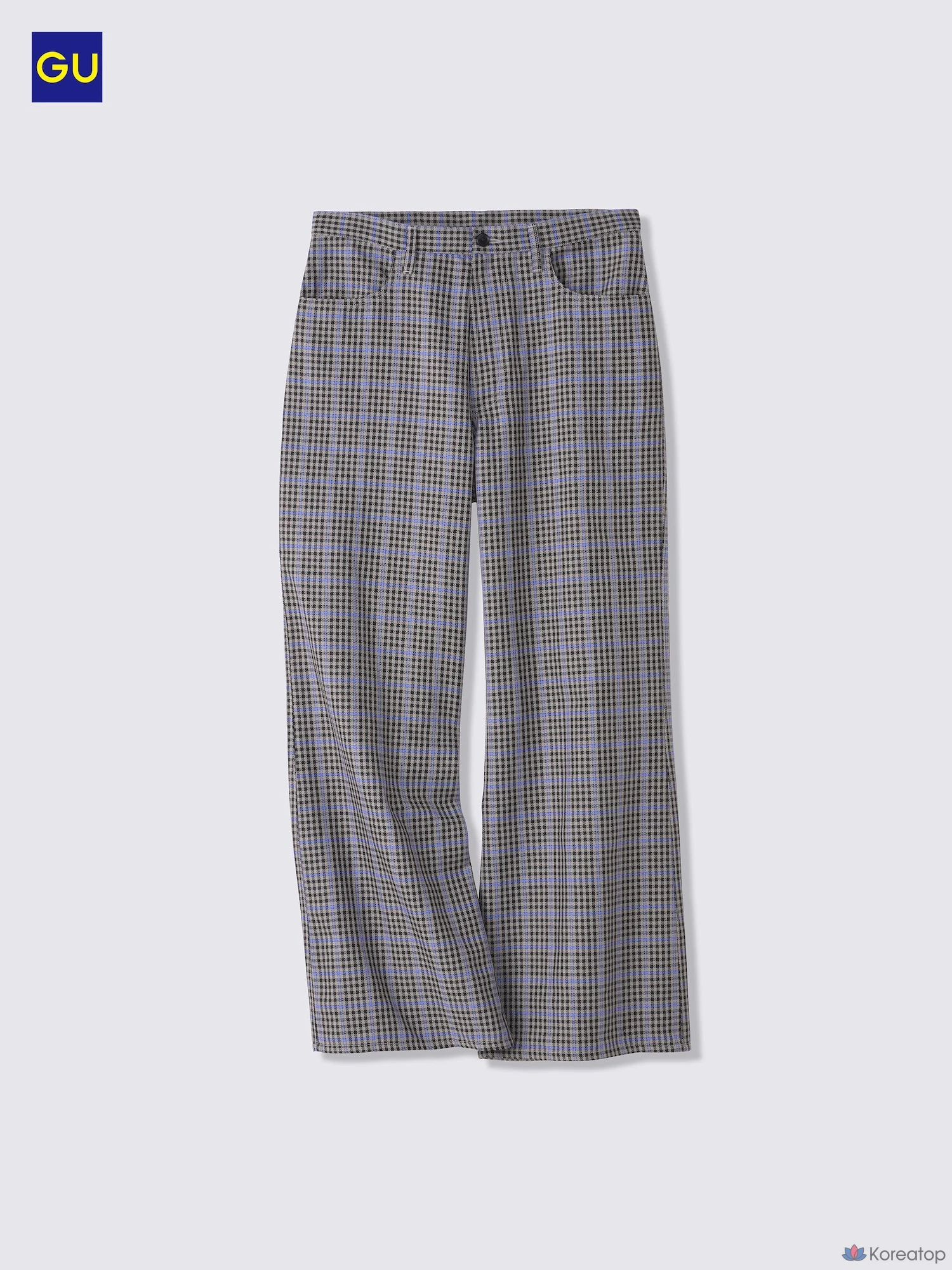 Брюки Uniqlo Check Wide Flare Pants