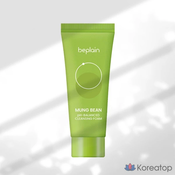 Очищающая пенка Beplain Green Bean с мягкой кислотностью, 40 мл