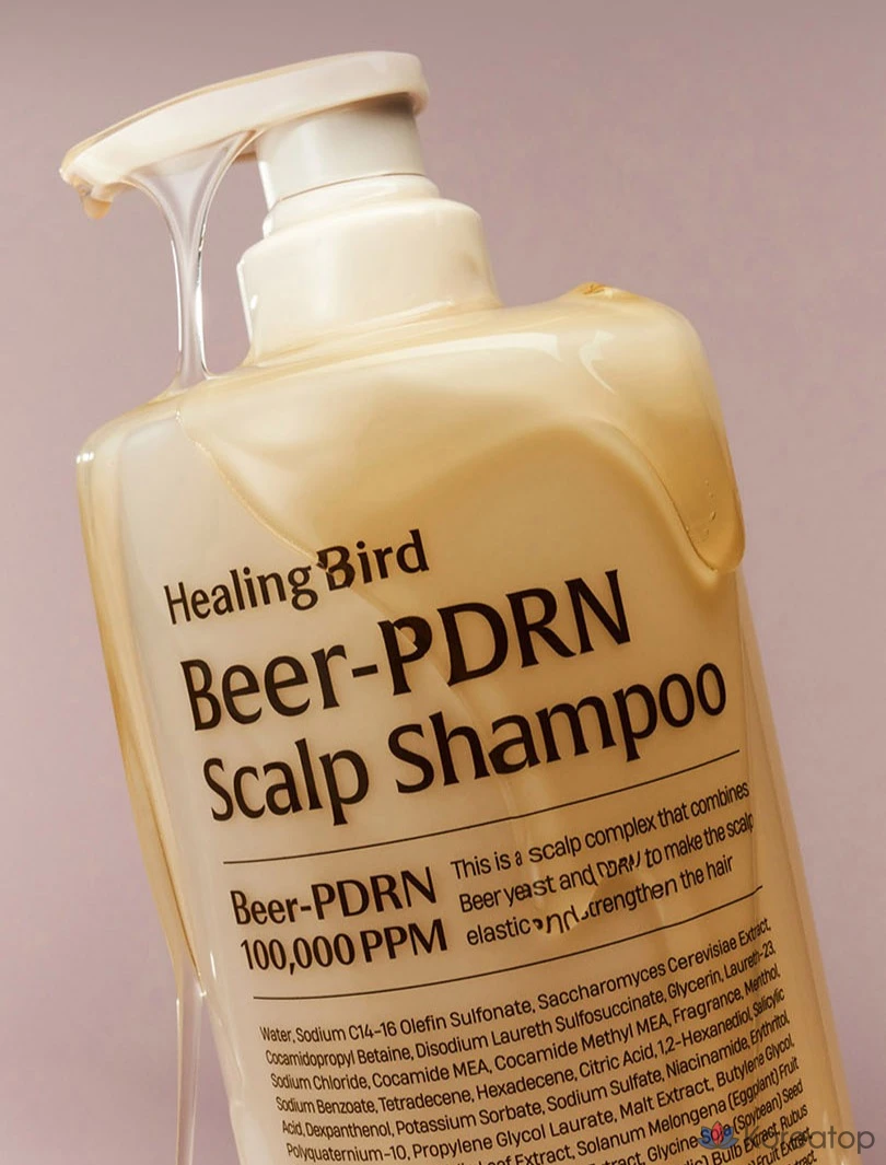Шампунь Healing Bird Beer PDRN Anti-Hair Loss, 1 л, 1 шт.