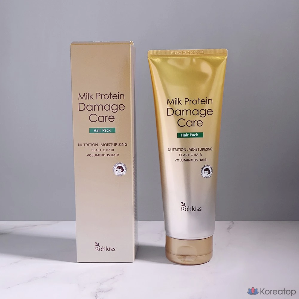 Маска для поврежденных волос Rokkiss Milk Protein Damage Care, 1 шт., 250 мл