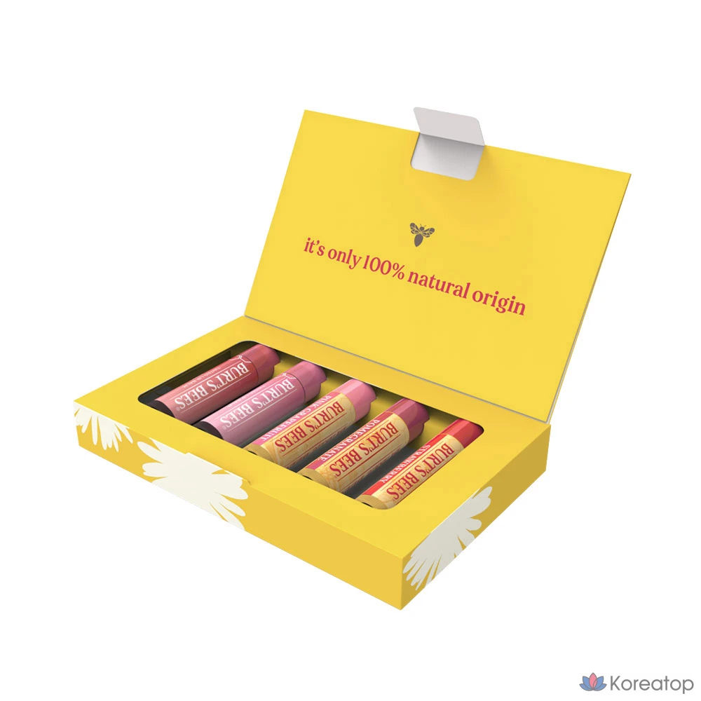 Набор бальзамов для губ Burt's Bees Lovely, 1 штука, 5 бальзамов для губ