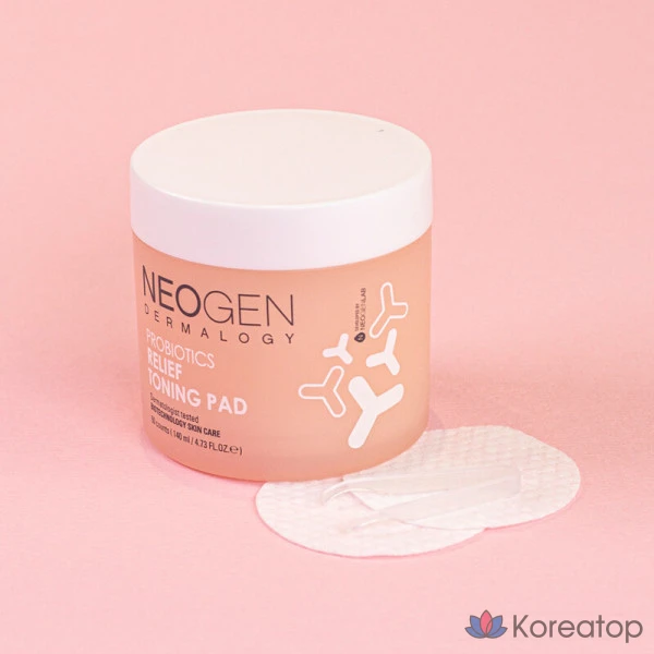 Тонизирующие подушечки Neogen Probiotics, 50 штук (содержат успокаивающие молочнокислые бактерии)