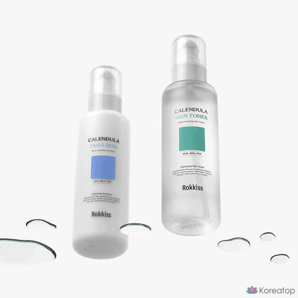 Rocky's Calendula Skin Toner 150ml + Emulsion 150ml, 1 комплект