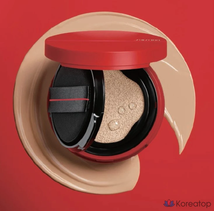 Кушон Shiseido Synchro Skin Glow Cushion Compact Case + Refill, оттенок Neutral 1, 13 г, 1 шт.