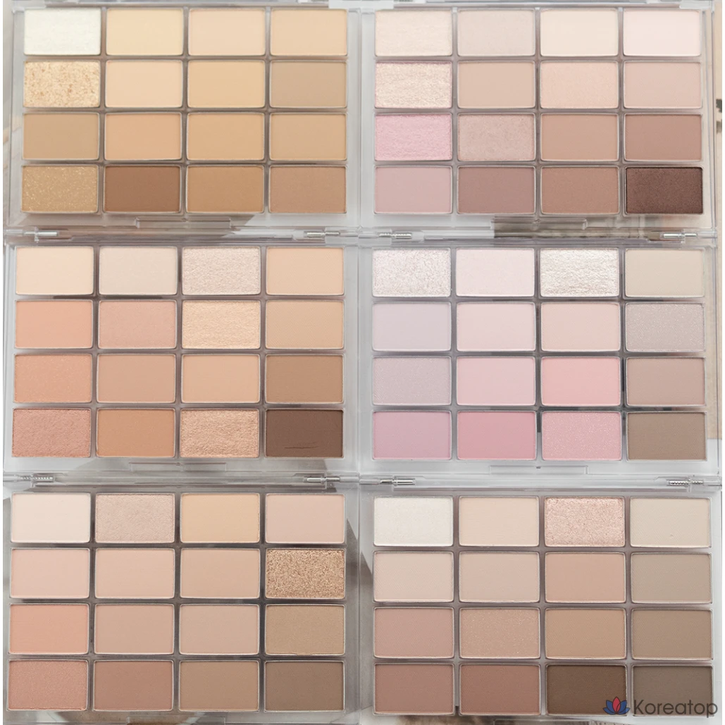 Палитра теней WAKEMAKE Soft Blurring Eye Palette, оттенок 26 Mute Rose Blurring, 1 шт., фото 2