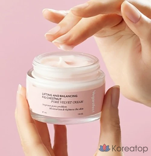 Увлажняющий крем для сужения пор Veganifect Lifting & Balancing Moisturizing Pore Velvet Cream, 50 г, 1 шт.
