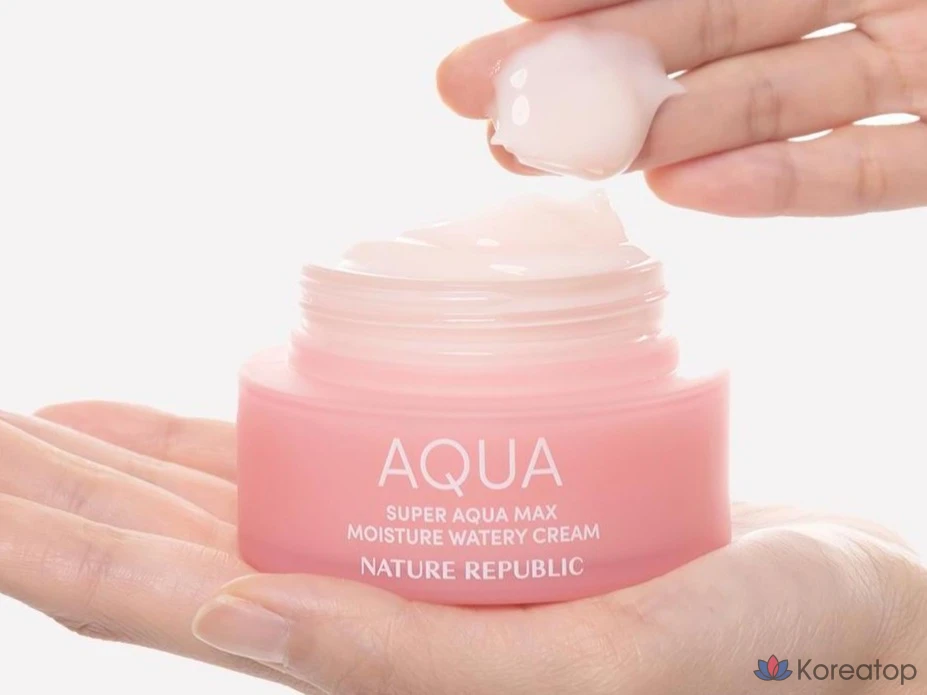Крем для лица Nature Republic Super Aqua Max Moisture Cream для сухой кожи, 80 мл, 1 шт.