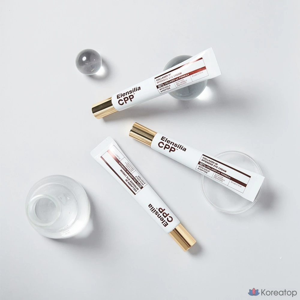 Elensilia Французский коллагенсодержащий лифтинг-крем для кожи вокруг глаз с коллагеном, пептидами, белками и аминокислотами, 20 г, 1 шт.