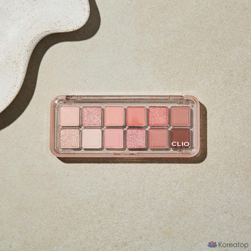 Палитра для глаз Clio Pro Air Frofeshanal Fruit, 09 Персик, прессованное яблоко, 1 шт