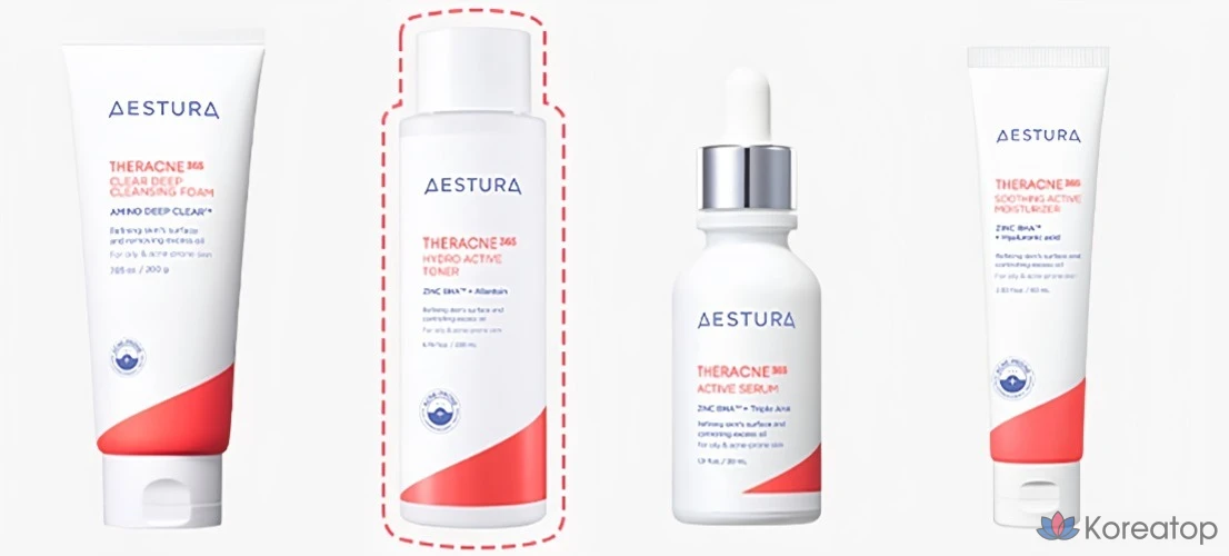 Тонер AESTURA Theracne 365 Hydro Active Toner, 200 мл, 1 шт.