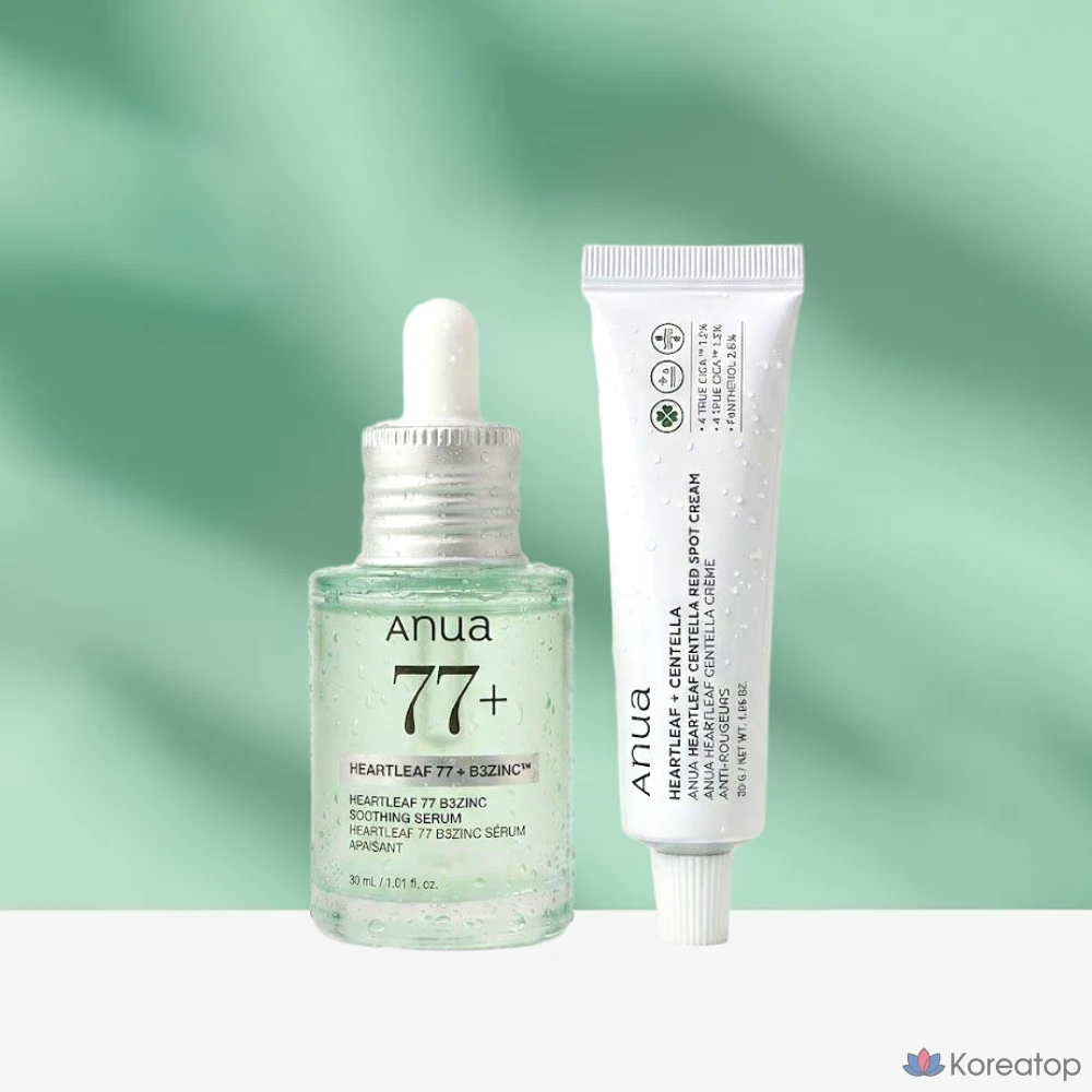 Набор для ухода Anua Trouble Double Care (Serum 30 ml + Cream 30 ml), 1 шт.