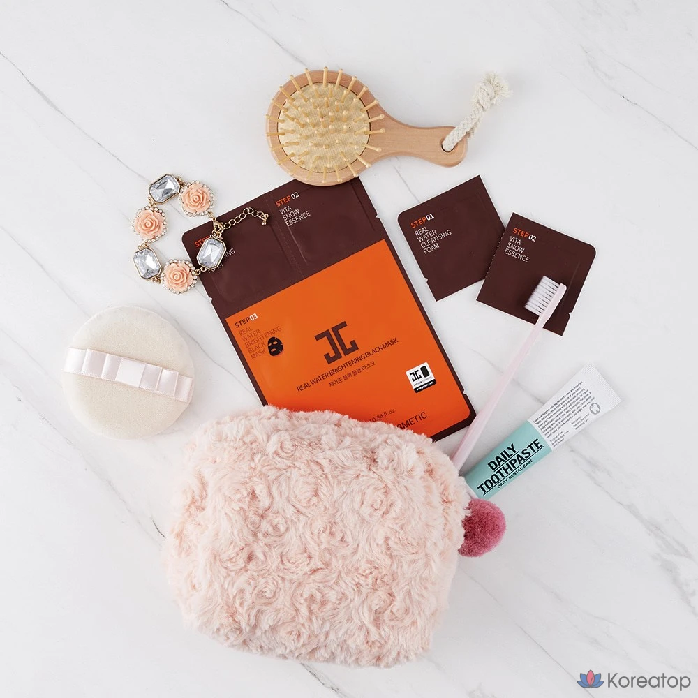 Тканевая маска для лица Jayjun Black Water Glow Hydro 3-Step Mask, 10 шт., фото 4