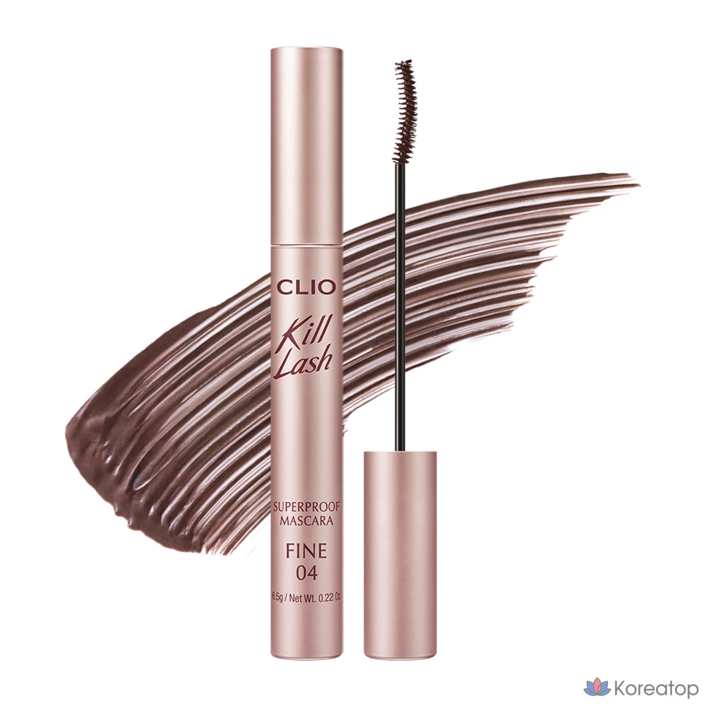 Тушь для ресниц Clio Kill Lash Superproof Mascara Fine, оттенок 004 Rosy Greige, 1 шт.