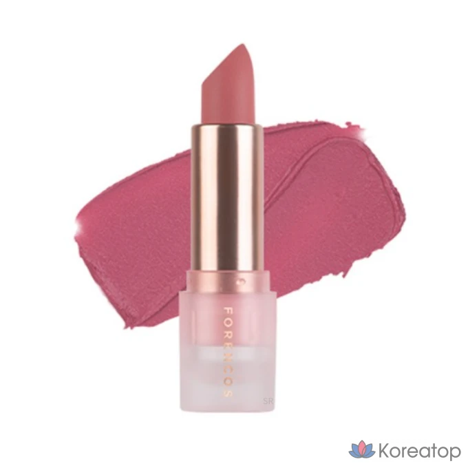 Помада Forencos All Light Mood Chiffon, 1 шт., 3,8 г, L02 Lady (нюдово-розово-бежевый)