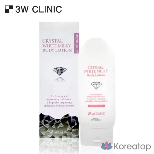 Лосьон для тела 3W Clinic Crystal White Milky, 150 г, 1 шт.