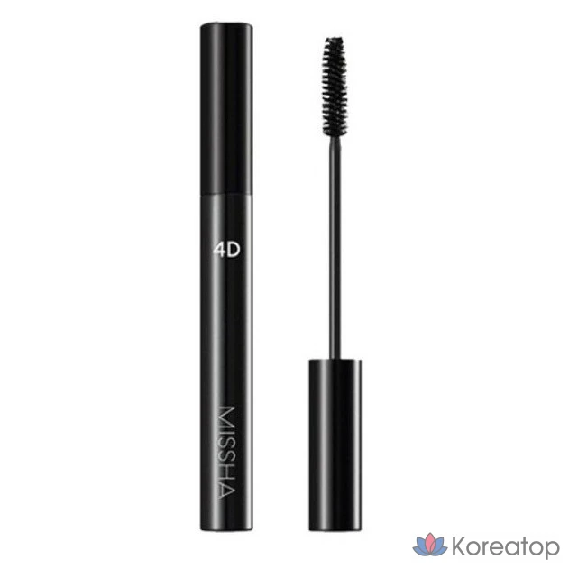 Тушь для ресниц Missha 4D, 7 г, черная, 1 шт.