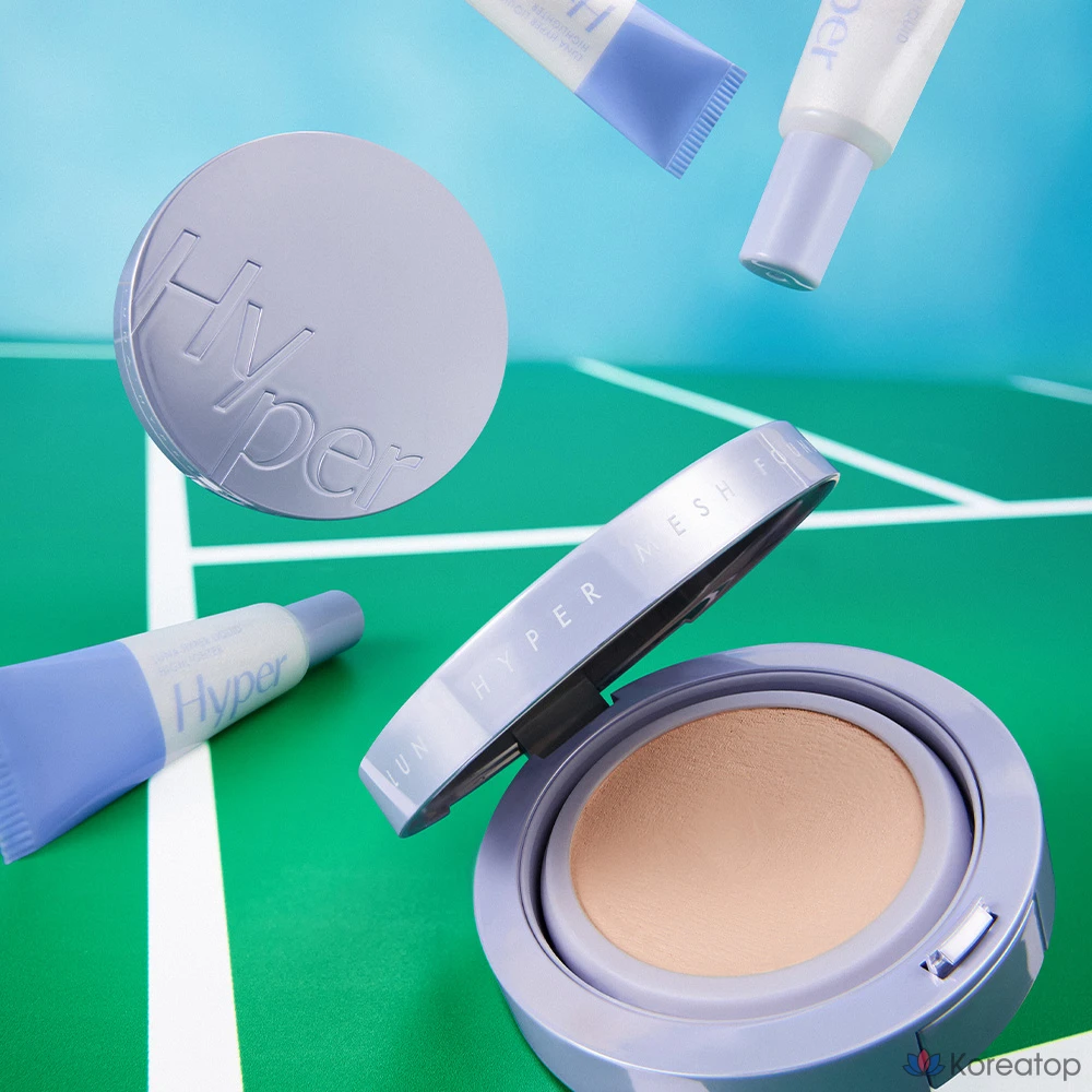 Набор для макияжа Luna Hyper Mesh Foundation Base Championship Edition (Foundation 13 г + Hyper Liquid Highlighter 8 г), оттенок 01 Vanilla, 1 шт.