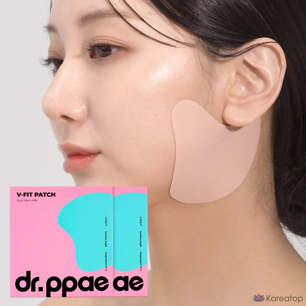 Пластырь для коррекции формы подбородка Doctor's Chin Removal Contour Patch V-Fit, 10 листов, 1 упаковка, 10 штук.