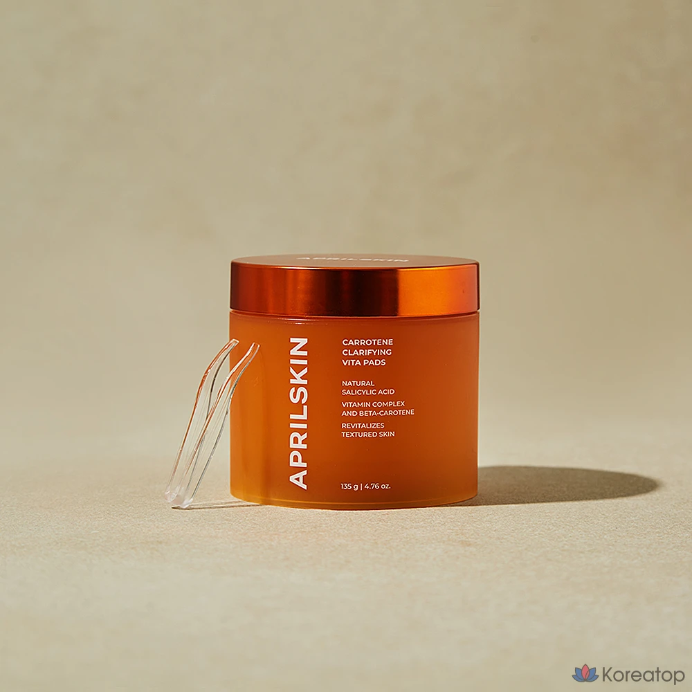Пэды для лица APRILSKIN Carotene Clarifying Vita Pad, 135 г, 60 шт.