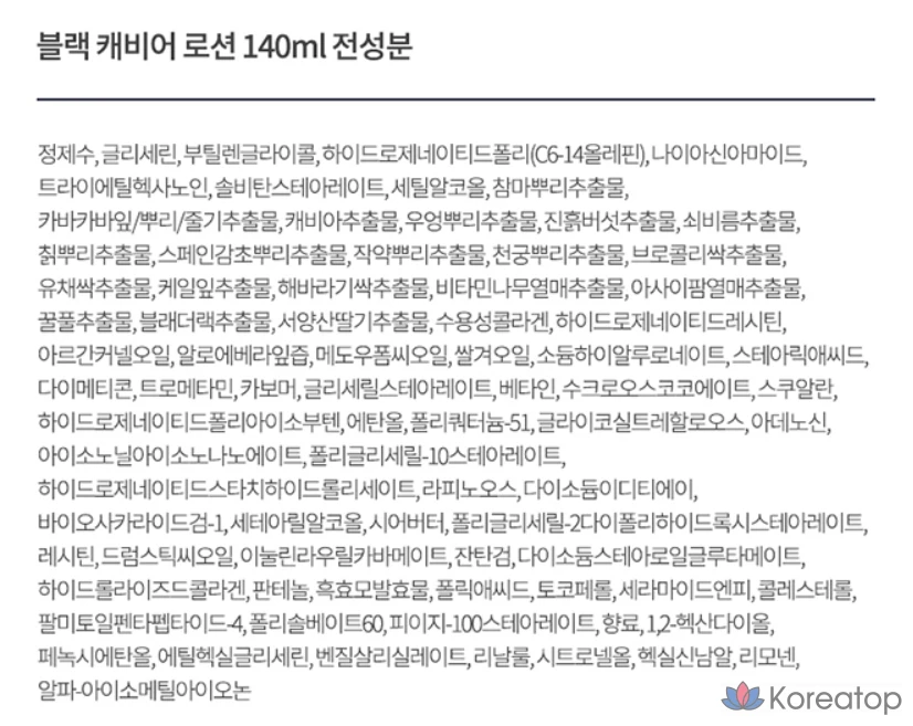 Лосьон A.H.C Black Caviar, 140 мл, 1 шт.