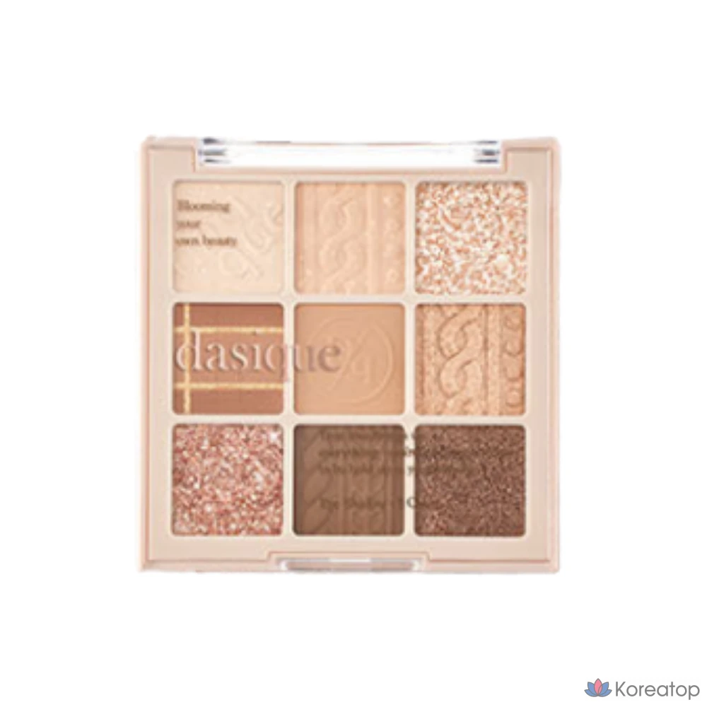 Палитра теней Daisique, 15, бежевый трикотаж, 1 шт.