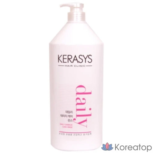 Набор KeraSys Daily Damage, 1500 мл (1 шампунь + 1 ополаскиватель), 1 упаковка, 1,5 л.