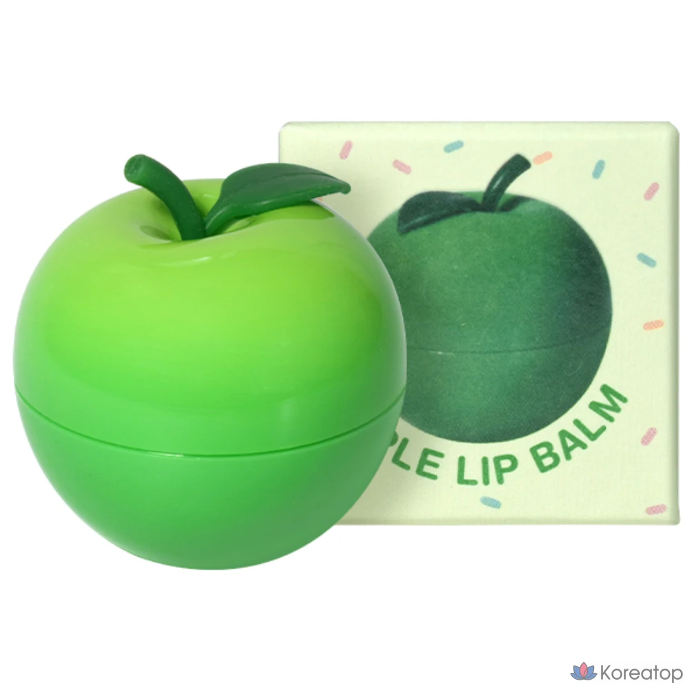 Увлажняющий фруктовый бальзам для губ PrettySkin, 1 шт., 9 г, аромат яблока.