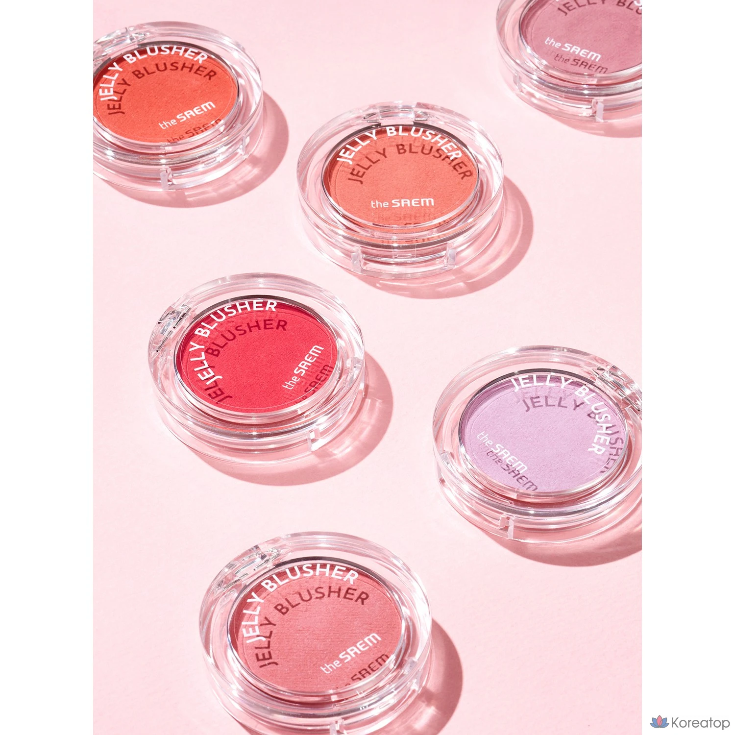 Румяна The Saem Jelly Blusher, оттенок OR01 Dazzling Orange, 1 шт., фото 5