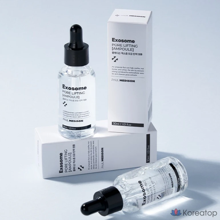 Ампула PAUL MEDISON Exosome для повышения эластичности пор, 30 мл, 1 шт.