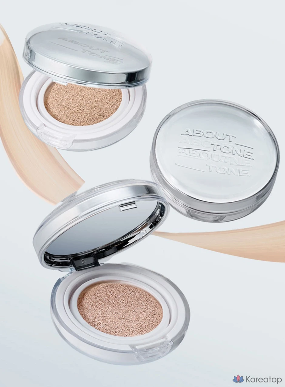 Кушон ABOUT TONE Skin Layer Fit Cushion Refill, оттенок 22.5 Beige, 13 г, 1 шт., фото 5