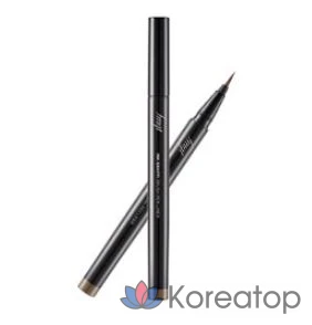 Ручка-лайнер FMGT ink graphy brush pen 0.6g, 02, коричневые чернила, 1 шт., фото 2