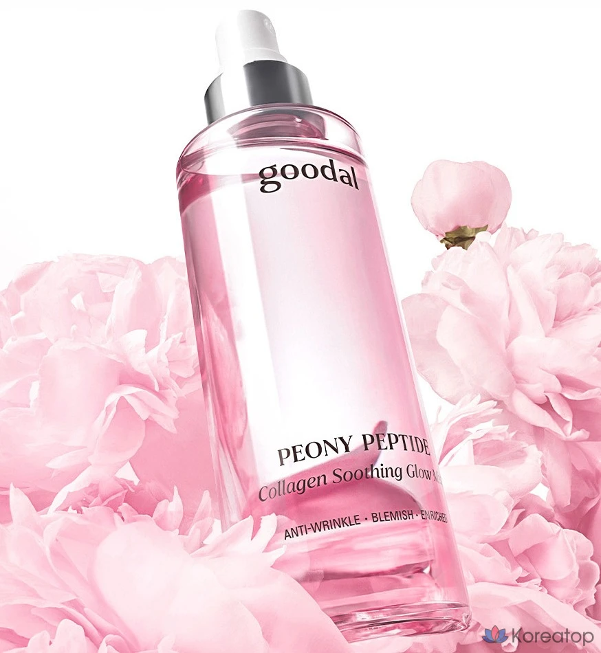 Мист для лица Goodal Peony Peptide Collagen Water Glow Mist AD, 120 мл, 1 шт.
