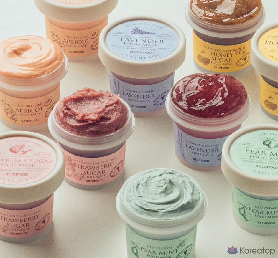 Маска для лица Skinfood Fairmint Food Mask, 120 г, 1 упаковка, 5 штук, фото 4